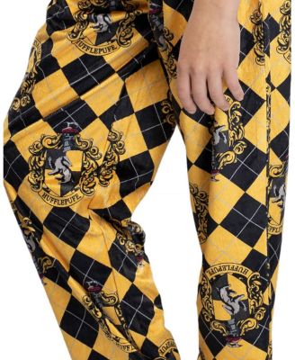 Big Girls Hogwarts Houses Crest Plaid Lounge Pants Pajamas