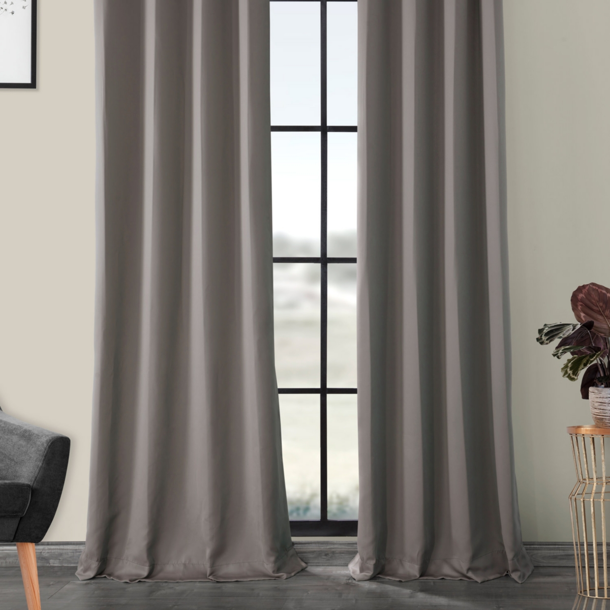 Half Price Drapes Grommet Room Darkening Curtain
