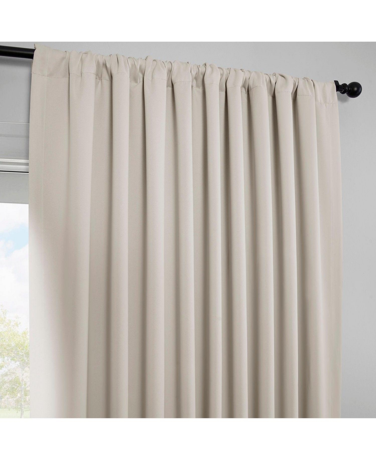 Half Price Drapes Extra Wide Room Darkening Curtain