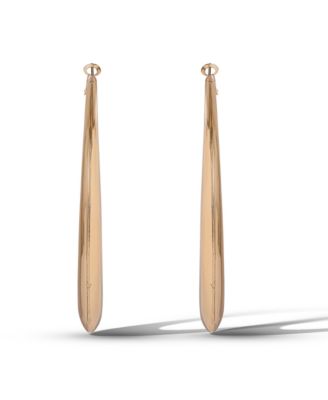 Bold Crescent Hoop Earrings