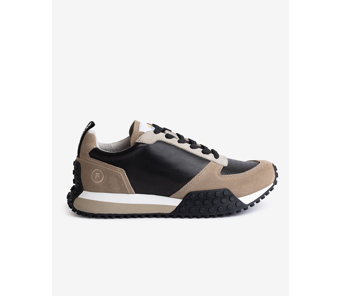 Мужские кроссовки FRESHY Smoove Trainer Fresh, цвет: Чёрный / Рыжевато-коричневый — фото 1