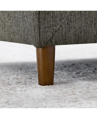 Dark Gray Pet Sofa with Backrest and Armrests Suitable for Small and Medium dogs