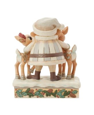 Woodland Santa with Reindeers Figurine