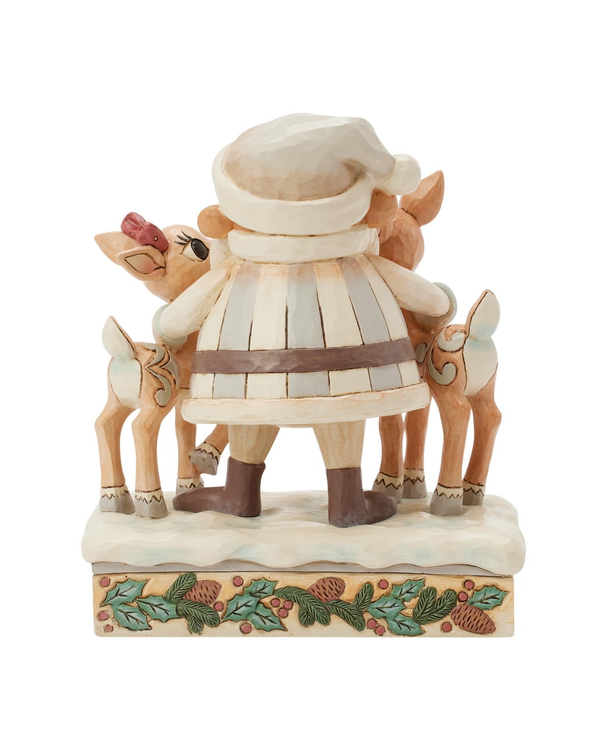 Jim Shore Woodland Santa With Reindeers Figurine In Multi