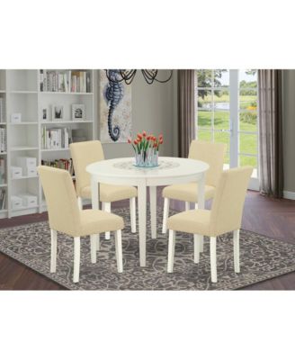 Dining Room Set Linen White