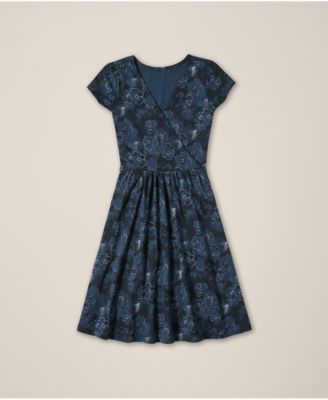 Fit & Flare Crossover Dress