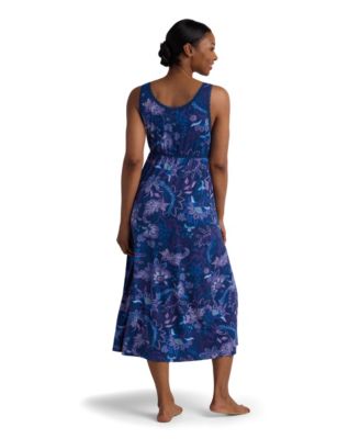 Women's Sleeveless Printed Long Dress