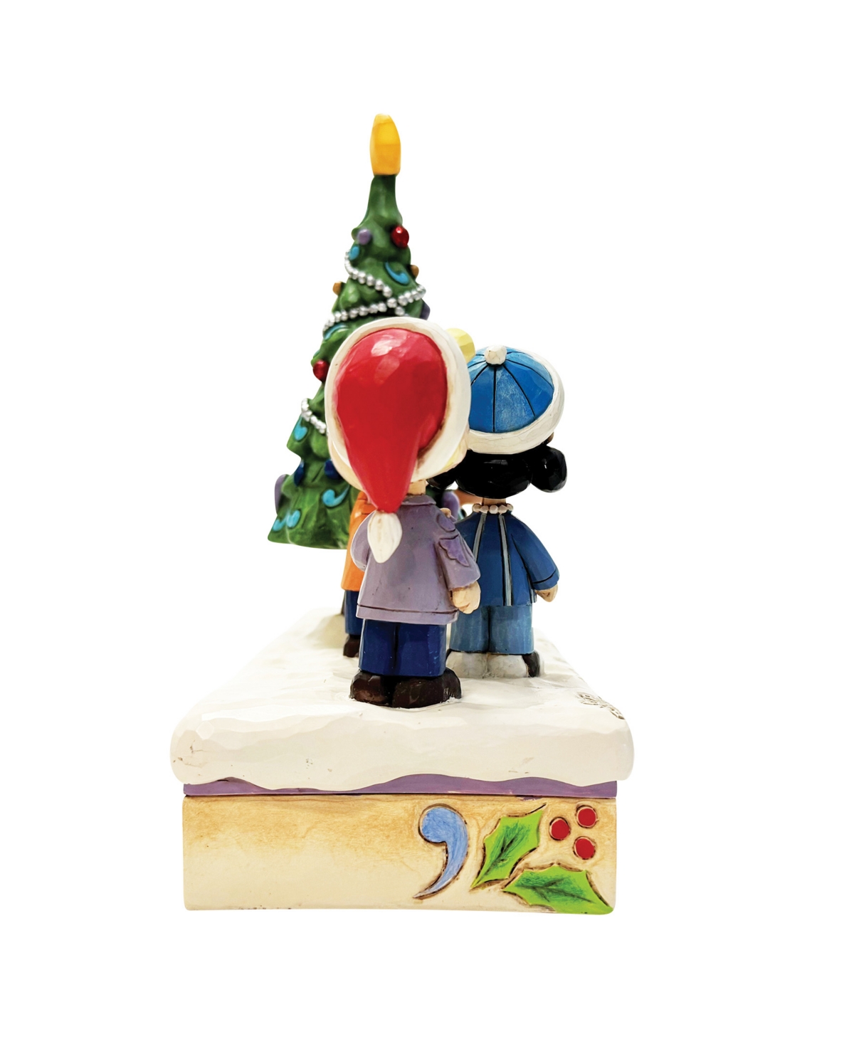 Jim Shore Peanuts Gang Decorating Tree Figurine In Multi