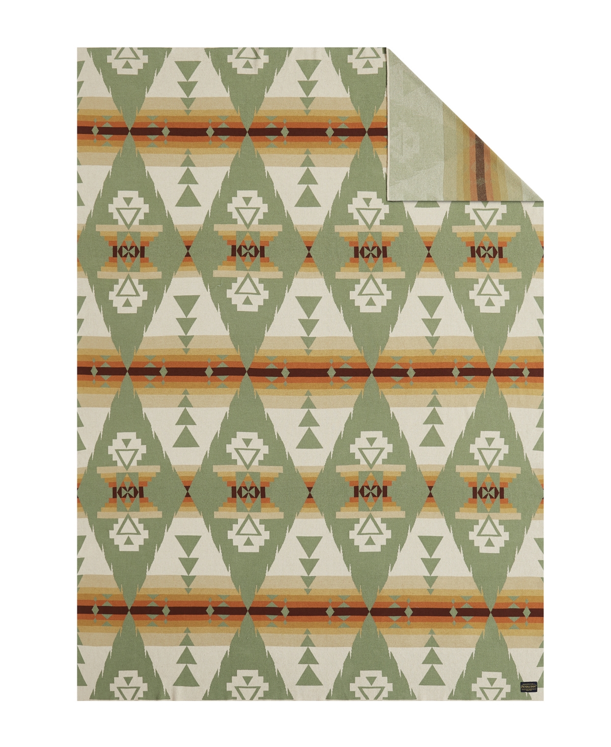 Pendleton Siskiyou Throw, 50" X 70" In Green