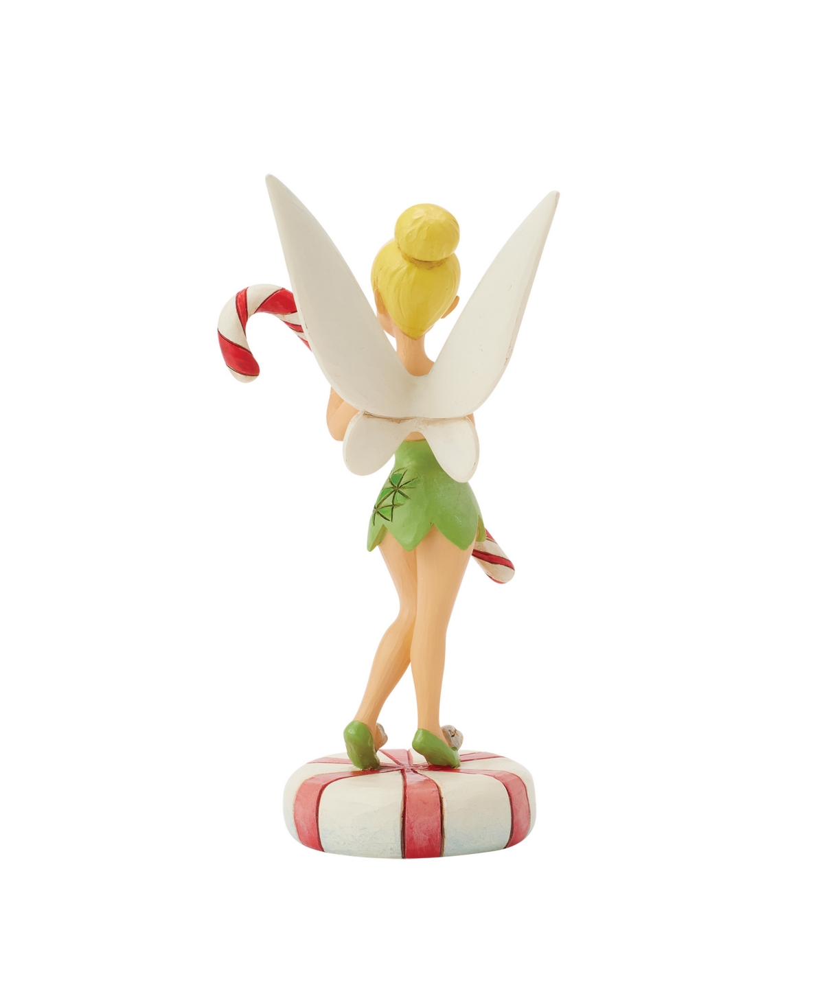 Jim Shore Tinker Bell Candy Cane Figurine In Multi