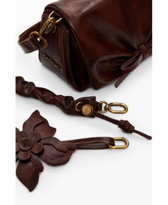 Women's Small shiny floral bag