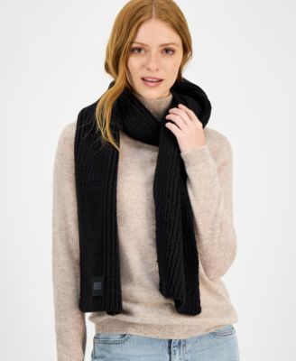 Chunky Rib Knit Scarf