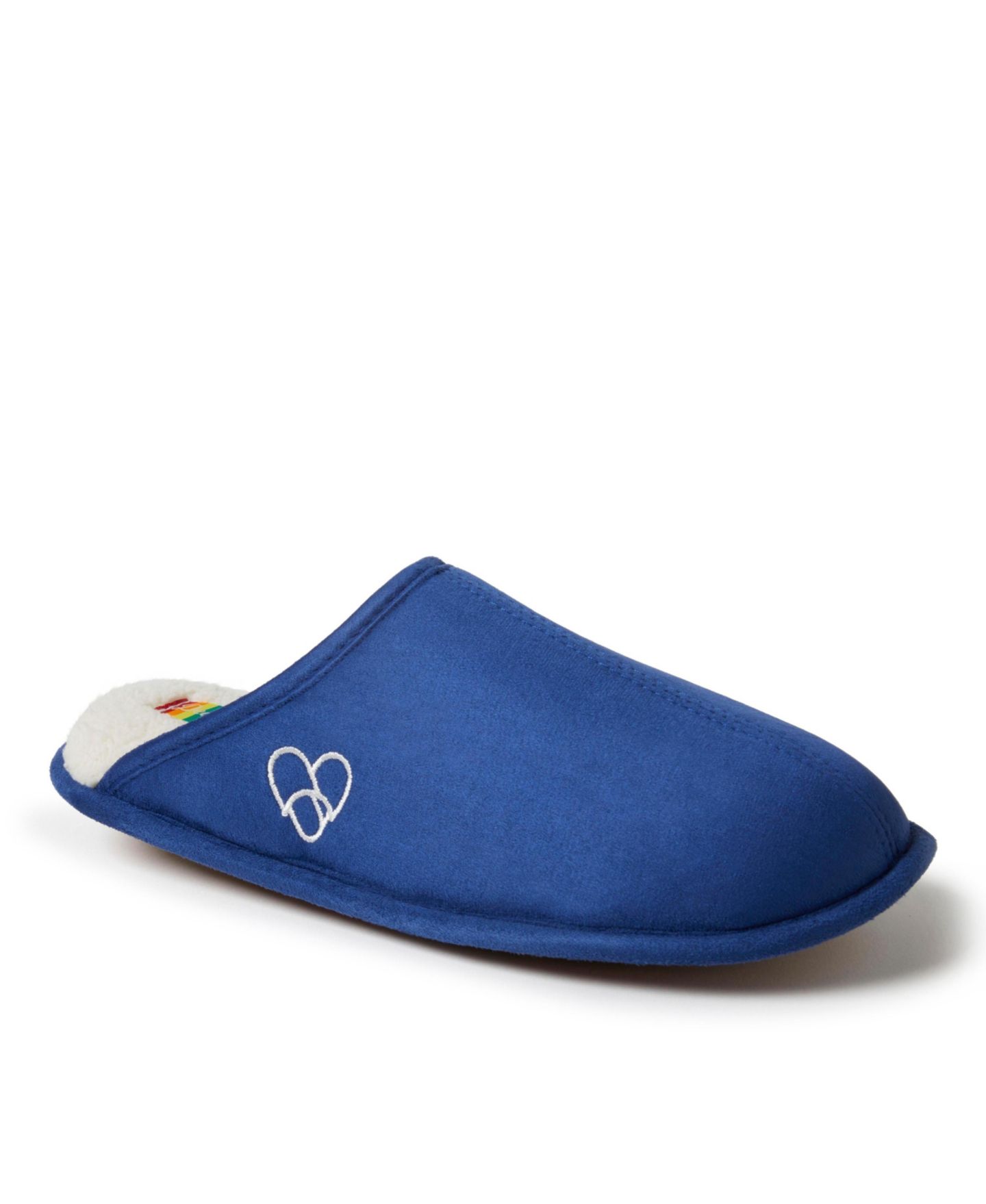 Тапочки Dearfoams Unisex Adult Pride Collection Scuff Slipper, цвет: Синий — фото 1
