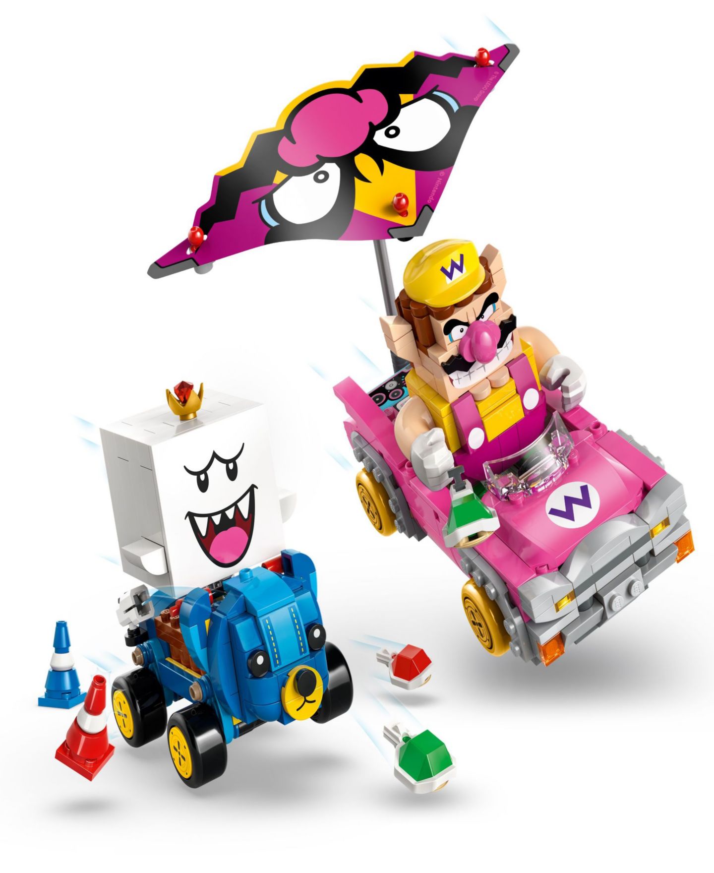 Детские конструкторы LEGO® Super Mario: Mario Kart Wario King Boo 72038, 512 Pieces — фото 6