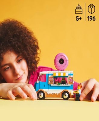 City Donut Truck Building Toy 60452, 196 Pieces