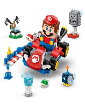 LEGO Super Mario Mario Kart Interactive Mario Standard Kart 72043 Toy Building Set, 278 Pieces