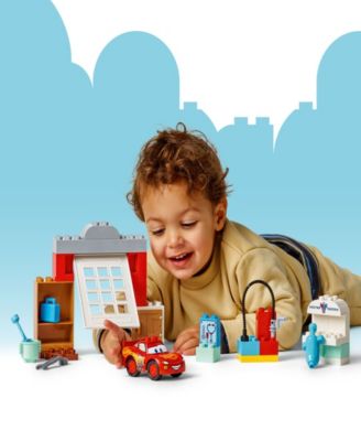 DUPLO Disney McQueen's Visit to Doc's Garage 10456 Toy Building Set, 35 Pieces