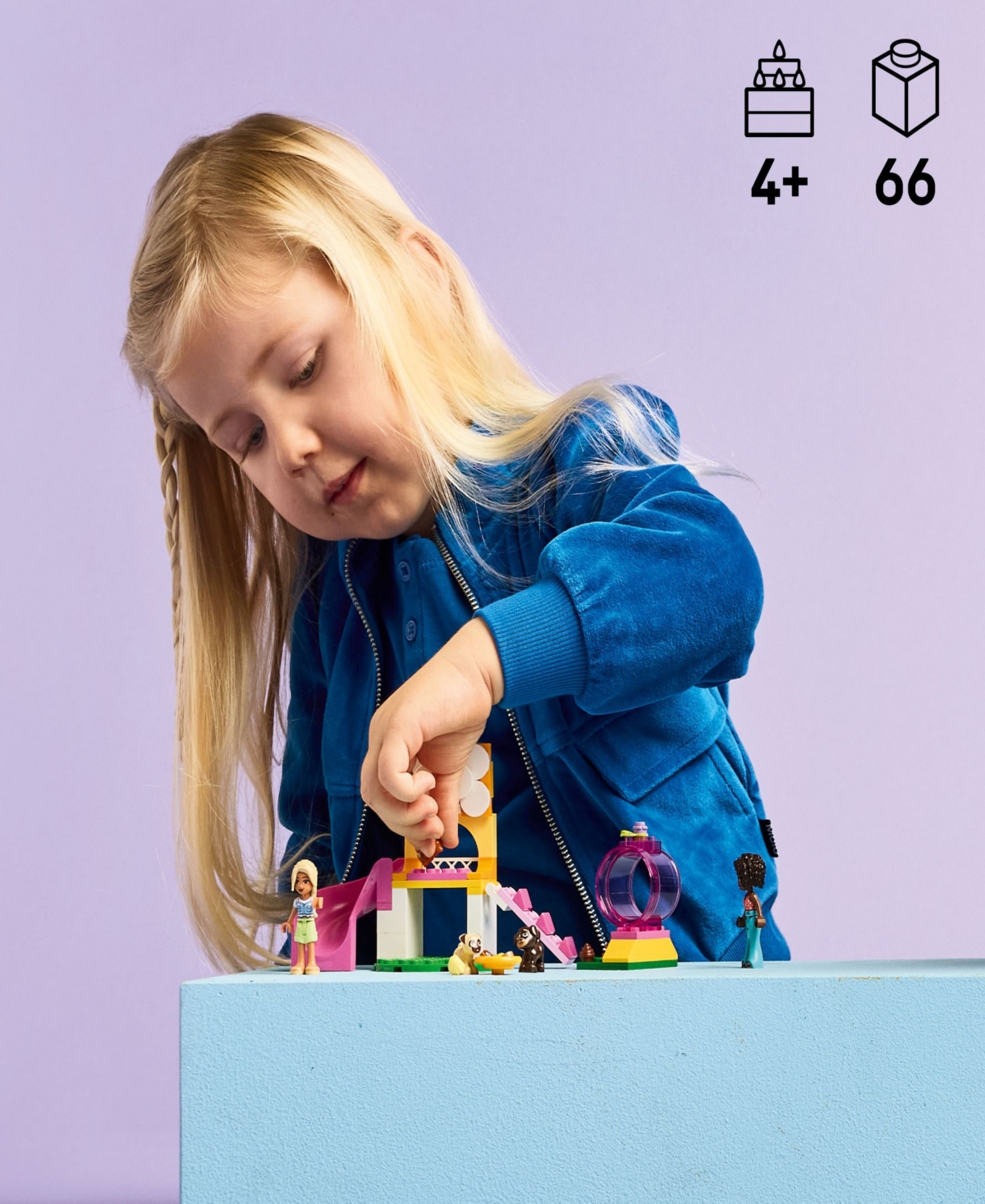 Lego Friends Puppy Playground 42665 Toy Building Set, 66 Pieces In Multi