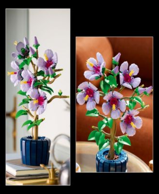 LEGO Botanicals Hibiscus Flower Building Set 10372, 660 Pieces