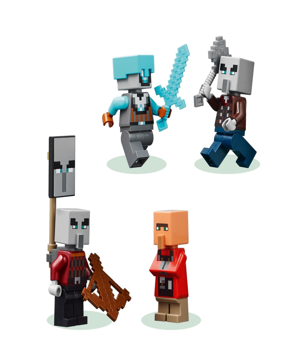 Lego Minecraft The Pillager Outpost And Ravager 21278 Toy Building Set, 665 Pieces In Neutral