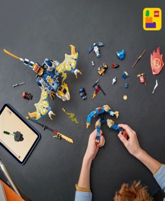 Ninjago Rogue's Mech Dragon Rider 71843 Toy Building Set, 584 Pieces