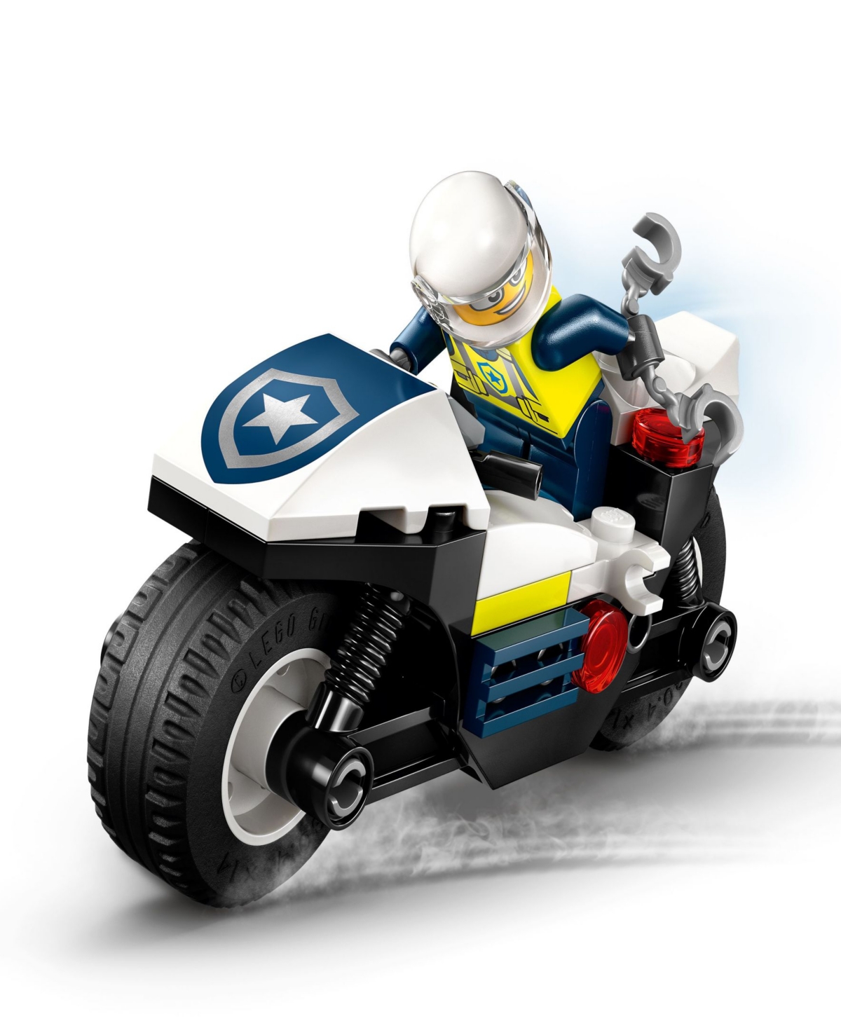Lego City Police Motorcycle Chase 60455 Toy Building Set, 65 Pieces In Multi