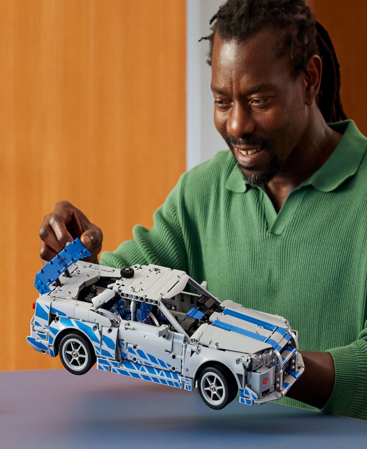 Lego Technic 2 Fast 2 Furious Nissan Skyline Gt-r R34 Car 42210, 1410 Pieces In Multi
