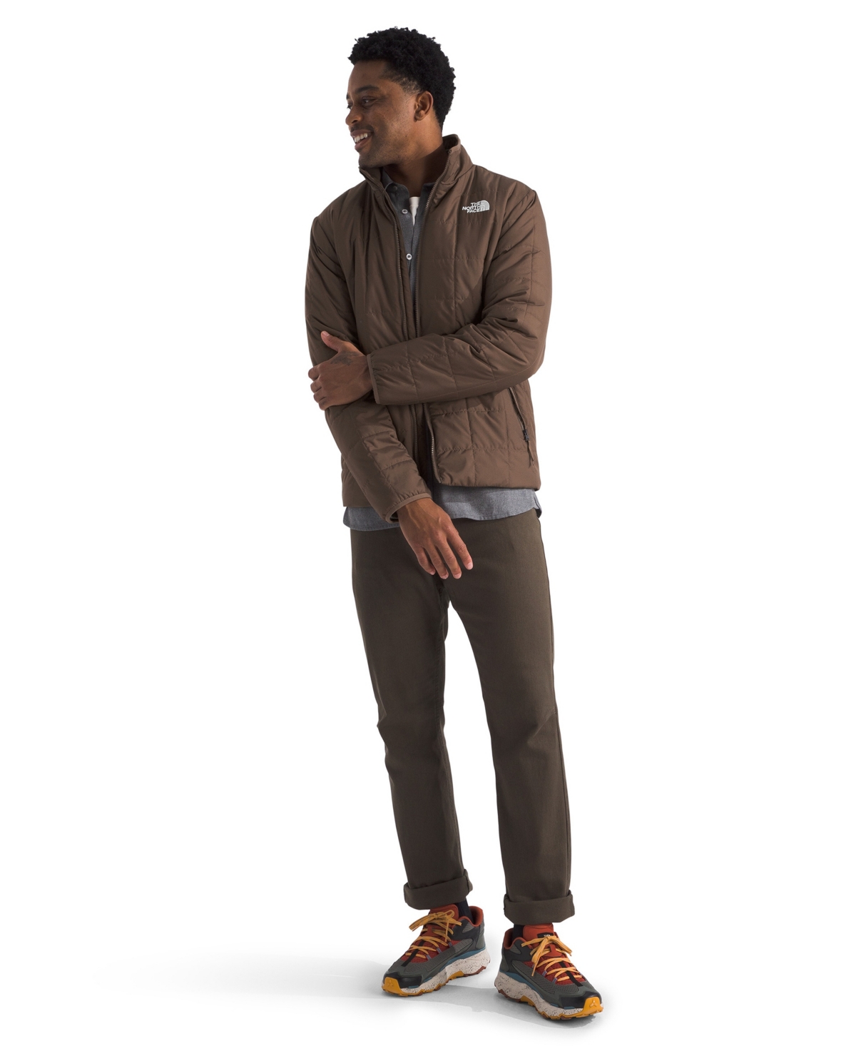The North Face Junction Insulated Jacket In Brown