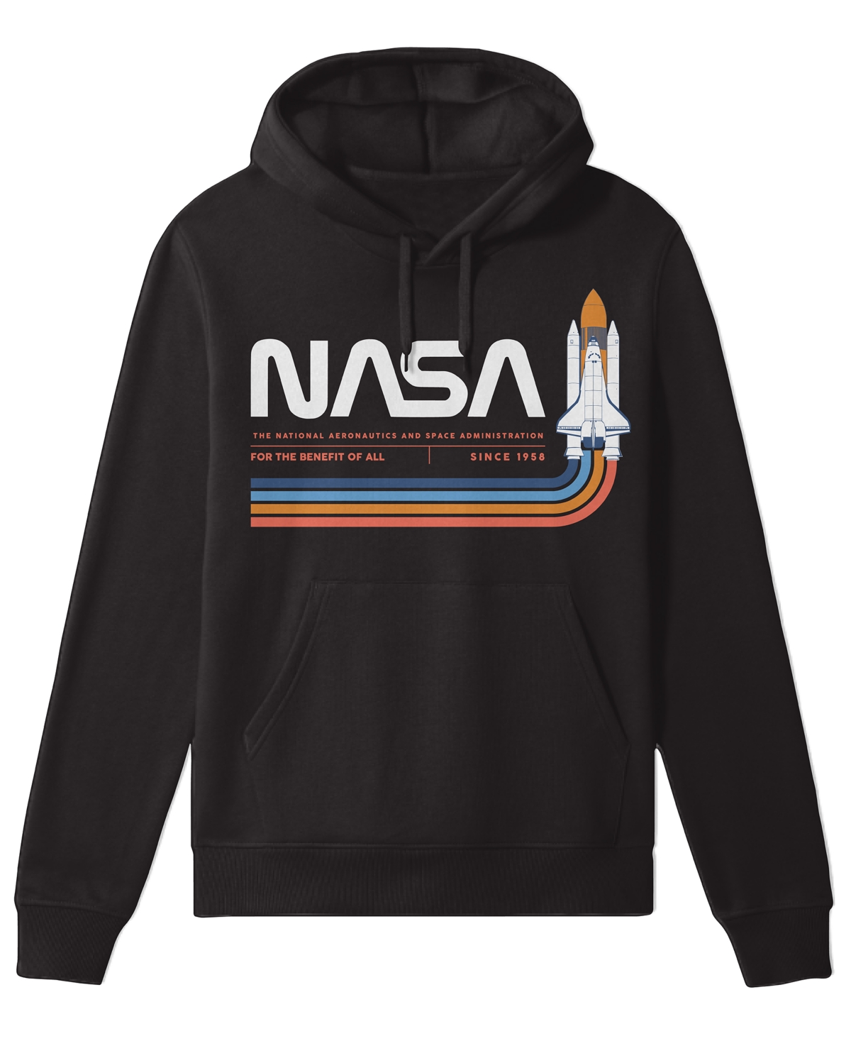 Hybrid Men's Nasa Graphic Fleece Hoodie
