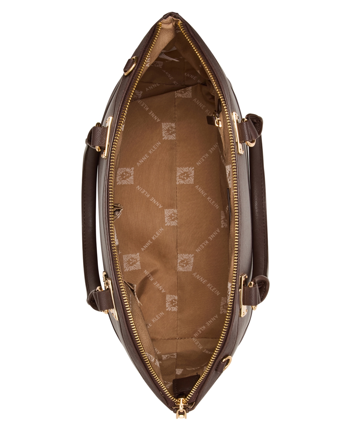 Anne Klein New Recruits Dome Satchel Bag In Brown