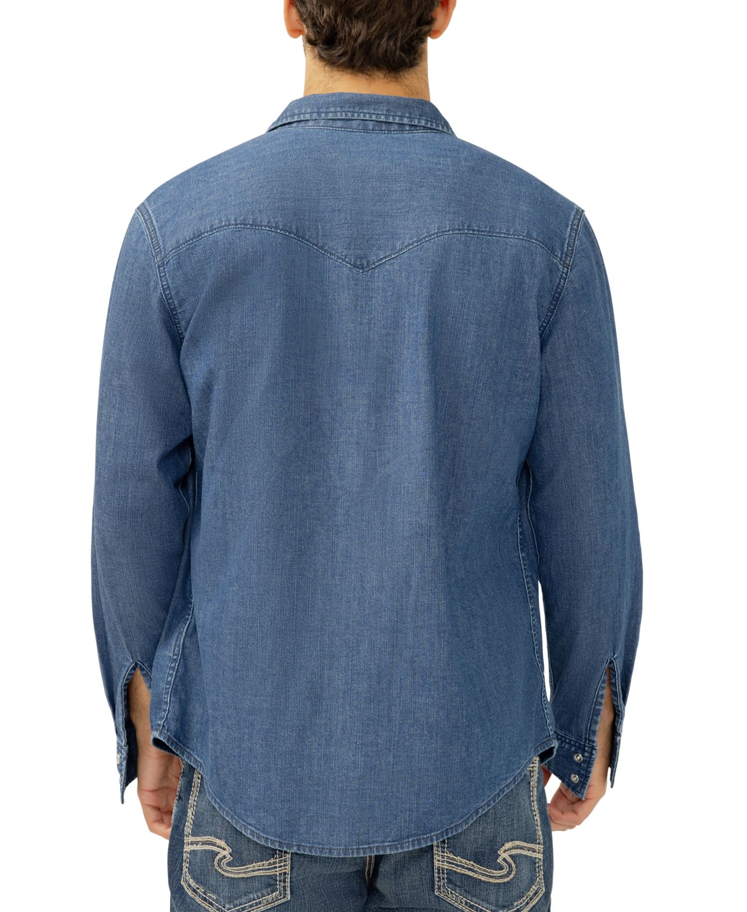 Men's Denim Western Shirt