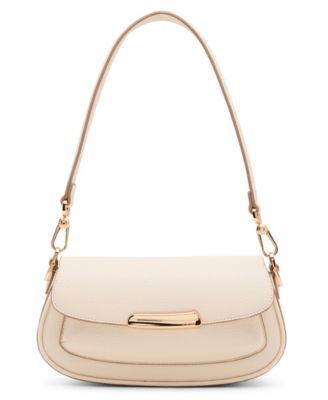 Sculpted Plaque East West Small Shoulder Bag