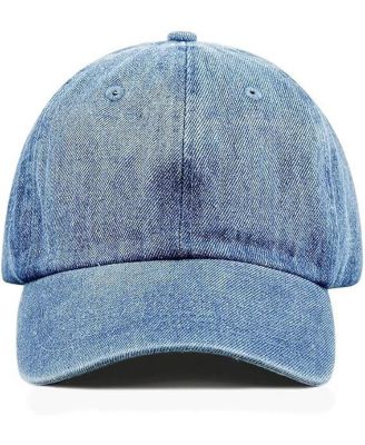 Baseball Dad Hat Women Men Blank Washed Low Profile Cotton and Denim UPF 50+ Running Golf Cap Hat