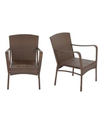 Leisure Collection Outdoor Garden Patio Furniture 3 Pc Conversation Set