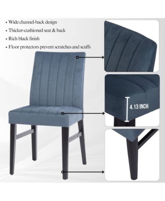 Walton 5-Piece Round Cross-Buck Table with 4 Side Chairs