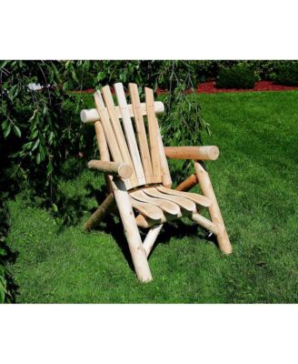 Cedar Log Lounge Chair