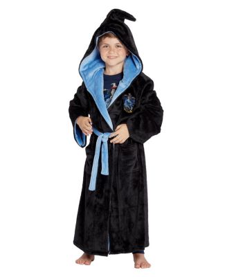 Big Girls Hogwarts Castle Houses Crest Fleece Robe Pajama Bathrobe