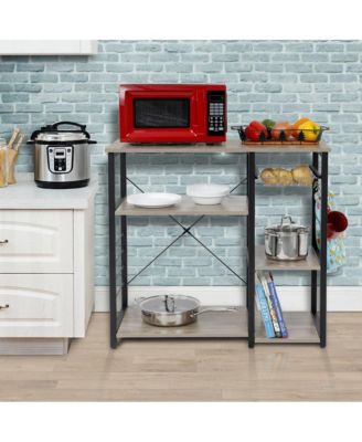 Kitchen Island with Slide Out Vegetable Basket