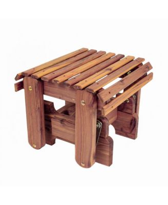 Cedar Gliding Ottoman
