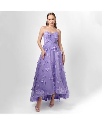 Women's Ila Strapless Hi Lo Gown