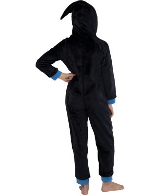 Hogwarts Houses Crest Girls' Hooded Pajama Kids Union Suit Loungewear