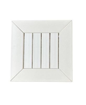 Aspen 18.2"" HDPE Outdoor Side Table, White