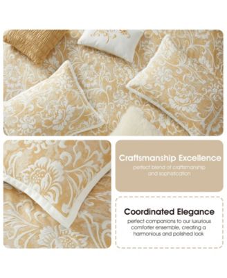 Sendy Floral 11-Pc. Comforter Set, King