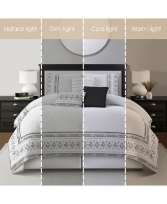 Galilea Geometric 7-Pc. Comforter Set, California King