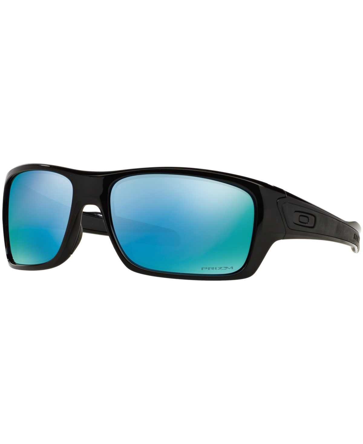Oakley Polarized Polarized Sunglasses , Oo9263 Turbine Prizm Deep H2o In Black Black,blue Mirror Polar