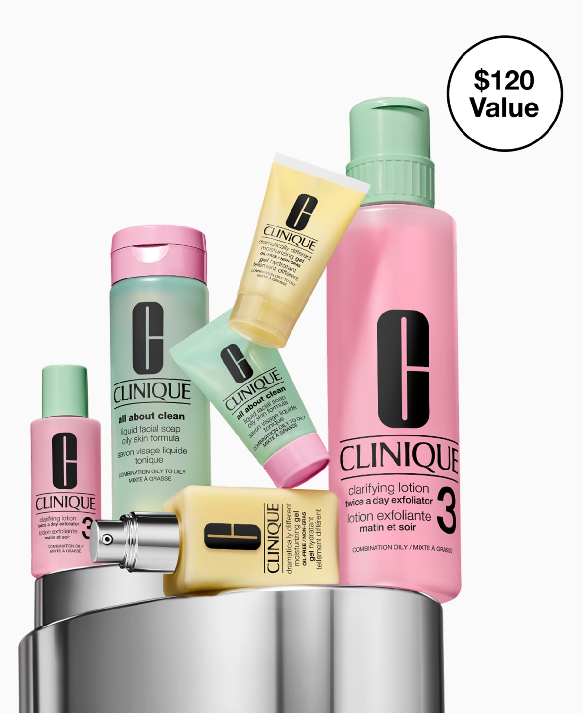 Clinique 6-pc. Great Skin Everywhere Skincare Set For Combination Oily Skin In Transparent