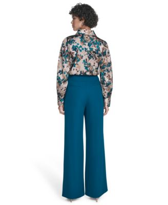 Petite Printed Long Sleeves Top