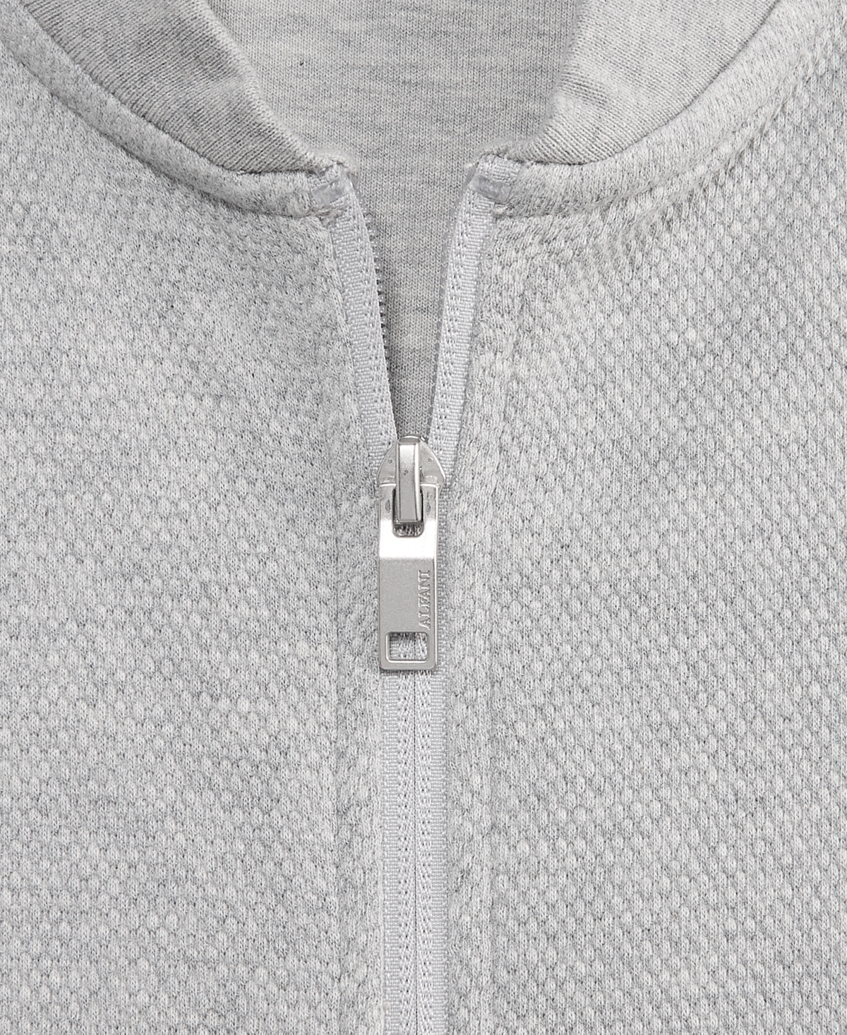 Alfani Men's Pique Knit Bomber Jacket, Created For Macy's In Gray