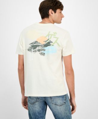 Men's Short Sleeve Crewneck Art Print T-Shirt