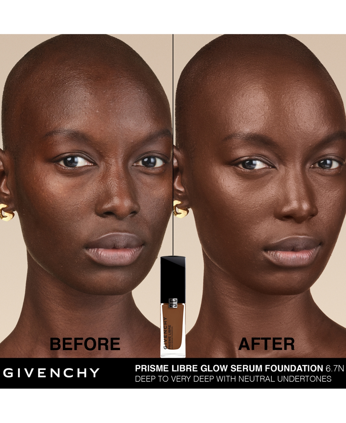 Givenchy Prisme Libre Glow Serum Blurring & Hydrating Foundation, 1 Oz.